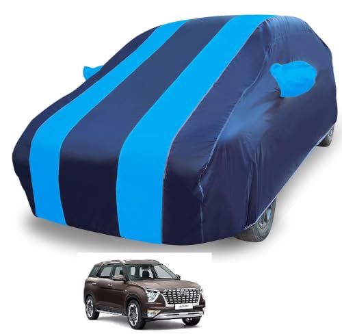 Image of J S R Waterproof Body CAR Cover for Hyundai Alcazar (Hyundai Alcazar CAR Cover | Alcazar CAR Cover | Alcazar CAR Cover Waterproof | CAR Cover for Alcazar)