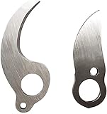 ghtmarrine Cuchilla de Repuesto para Tijeras de podar de 25 mm Hojas de Repuesto para podadora Tijera eléctrica(25mm)