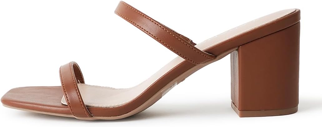 J. Adams Silver Dressy Women's Heeled Sandals - Size 0, Medium Width, 3 Inch Block Heel, Double Strap, Faux Leather, Open Toe, Slingback - Image 2