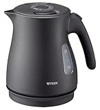 【WEB限定】タイガー魔法瓶(TIGER) 電気ケトル 蒸気レス 驚速 軽量 湯沸かし 1L 転倒お湯漏れ防止 カラ炊き防止 ブラック PCV-N100K