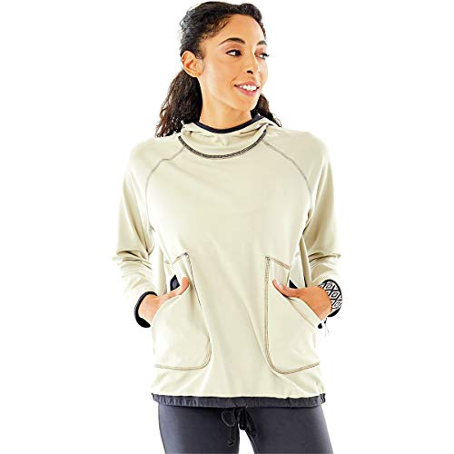 Preisvergleich Produktbild Carve Emerson wendbarer Kapuzenpullover für Damen, Damen, Emerson Reversible Hoodie, Schwarz / Achat, Large