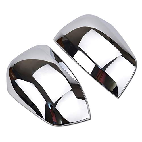 MSRRY Ajuste Para Jeep Grand Cherokee 2011-2020 Coche Retrovisor Espejo Cubierta De La Puerta Lateral Cubierta De Espejo Cubierta De Adorno Adhesivos Accesorios Chrome (Color : Silver)