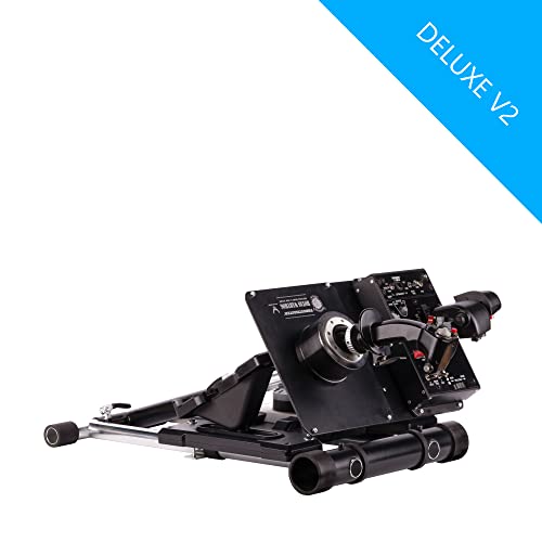 Wheel Stand Pro Warthog Compatible With Thrustmaster Hotas Warthog™, Saitek X -55/56, X52/X52Pro, Pro Flight Rudders And Mgf Crosswind - Deluxe V2. Wheelstand Only. Flight Stick/Rudders Not Included. #TOP4