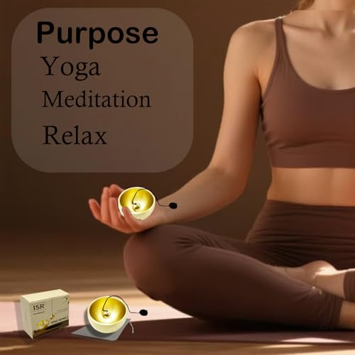 YOYODOGS Mini Singing Bowls for Healing Set,Portable Sound Bowl Brass Handcrafted for Yoga,Meditation And Mindfulness,Chakra Healing Relaxation Gifts For Men,Women - Image 3