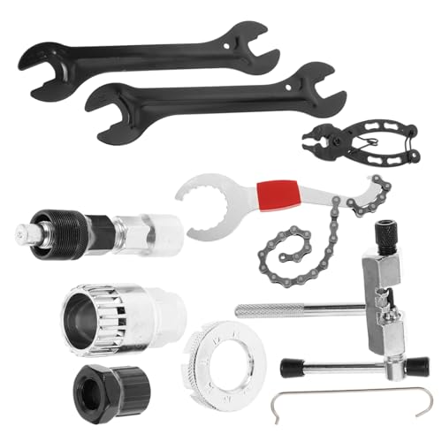BESPORTBLE 1 Juego Herramientas de reparación de Bicicletas Kit de Herramientas para Bicicletas Soporte de alineación de Ruedas de Bicicleta Kit de reparación de neumáticos de Bicicleta