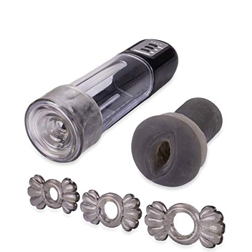 LOVE AND VIBES - Penispumpen-Masturbator mit 3 Cockringen - Image 4