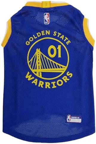 Pets First NBA GOLDEN STATE WARRIORS DOG Jersey, PP - Regata de b...