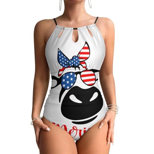 Maillots de bain une pièce vache femme gainant pour la plage et le spa