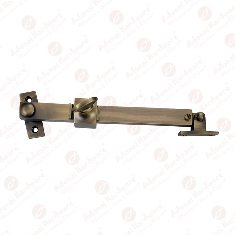 Adonai Hardware "Hodaiah" Brass Heavy Duty Telescopic Casement Latch Lock Sliding Window Stay Adjuster (7.4 Inch x 2 Pack) Sturdy, DIY, Window Hardware Accessories Fittings