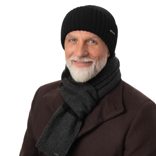 Bufanda de cachemira Stetson Darfield de punto rayas multicolor para hombre 2