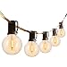 100FT Outdoor Patio String Lights with 100 Clear Globe G40 Bulbs, UL Certified for Indoor/Outdoor Patio Backyard Pool Pergola Market Cafe Porch Garden Marquee Letter Decor