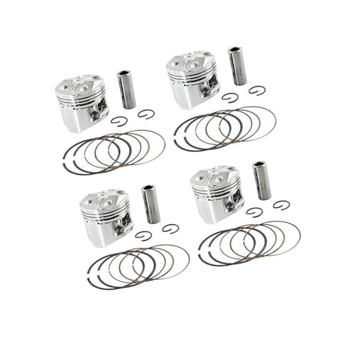 Segments piston moto 48.5mm pour réparer compression Yamaha FZR250 1HX