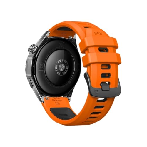 [LOKLNEYK] 22mm �N�C�b�N�����[�X �c�[�g�� �V���R���o���h �ɓK������Huawei Watch GT6 Pro/5/3 46MM/GT5/4 �X�|�[�c�X�g���b�v�A�N�Z�T���[�ɓK��(Orange Black)