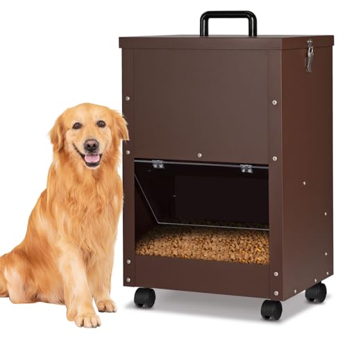 ZHEQOGZH Automatic Dog Feeder Large Breed 45 Pounds,