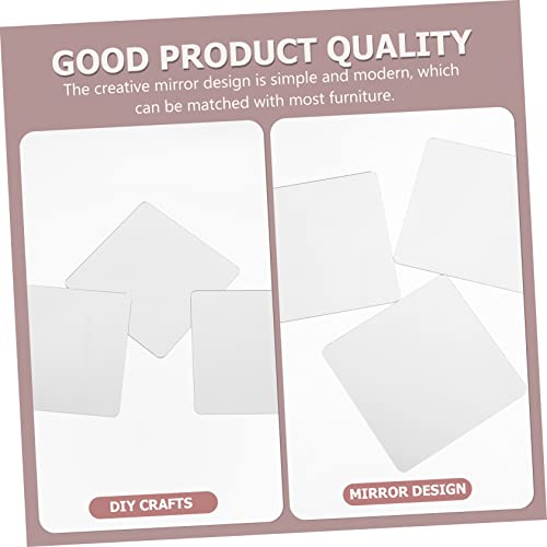 Acrílica de espejo autoadhesiva con 10 láminas decorativas irrompibles 7