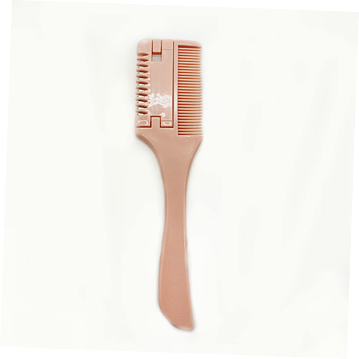 TOVINANNA 5pcs Hair Cutting Comb Double-Sided Razor for DIY Hair Trimming Safe Plastic Material for Thin Thick Hair Styling Random