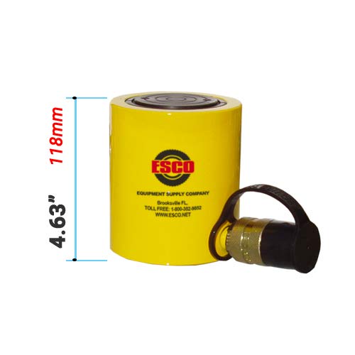 Image of Esco 30 Ton Hydraulic Ram Cylinder, 2.4 in. Stroke