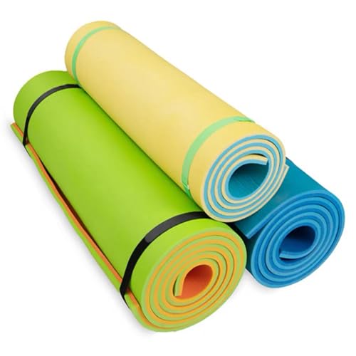 YIJU Tapete flutuante de água, colchão flutuante para brincar ao ar livre, resistente a rasgos, para