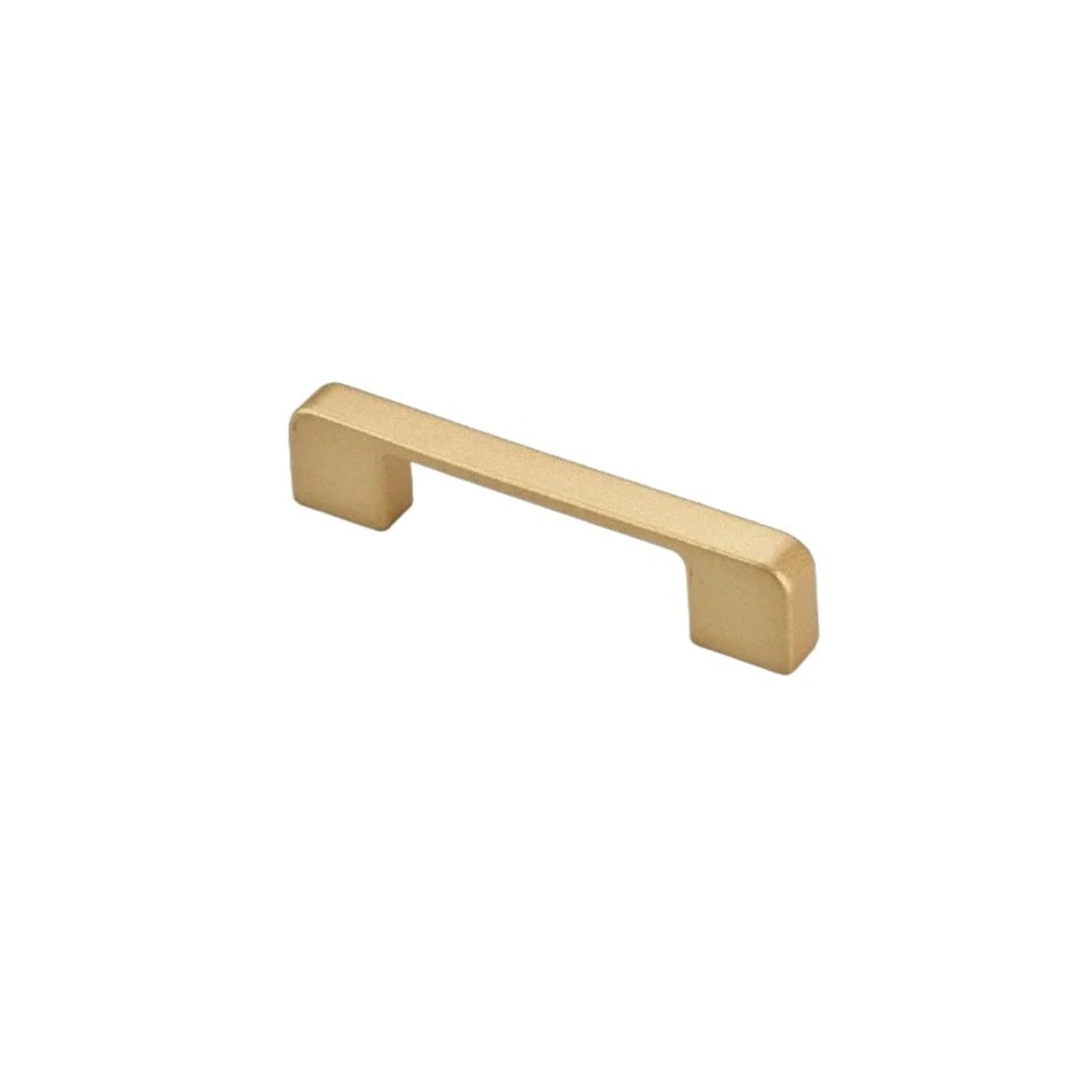 Rugaikerba 96Mm 5Pcs,Straight Cabinet Pull Handles, Space Aluminum Gold Finish