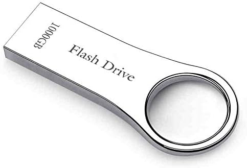JOILLYSO USB Flash Drives 1TB 2.0 Flash Memory Drive- Waterproof Design (Silver)
