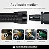 EVIL ENERGY 6AN Fuel Line Kit, Transmission Cooler Line Kit for 4L60E 4L65E, AN6 Nylon Braided Fuel Line Hose Fitting Kit CPE 15FT