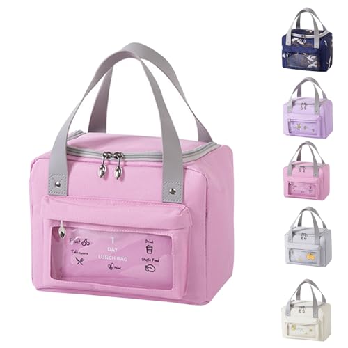 jiuzcare Sac Isotherme 6L Sac Isotherme Repas pour Femme et Homme Sac Glaciere Isotherme Portable Sac Lunch Box Isotherme pour Travail, Ecole, Pique-nique,...