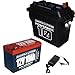 Dakota Lithium - Power Box with 12V 10Ah LiFePO4 Battery Included - 11 Year USA Warranty 2000+ Deep Cycle Battery Box with DC and USB Ports - Water/Shock Resistant - Camping, Off Grid, Marine, Kayak