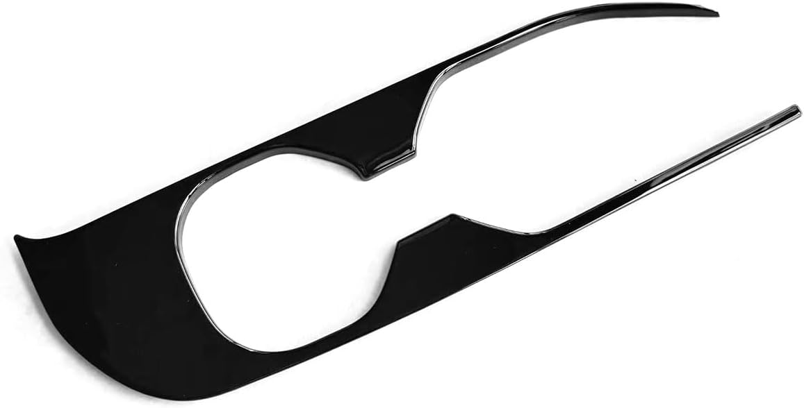Car Accessories Compatible with Toyota Crown Signia 2025 2026 Center Console Cup Holder Cover Water Cup Holder Panel Trim ABS1PC(Glossy Black Style)