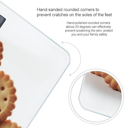 Báscula digital de baño Food Chip Biscuits peso preciso miniatura 4