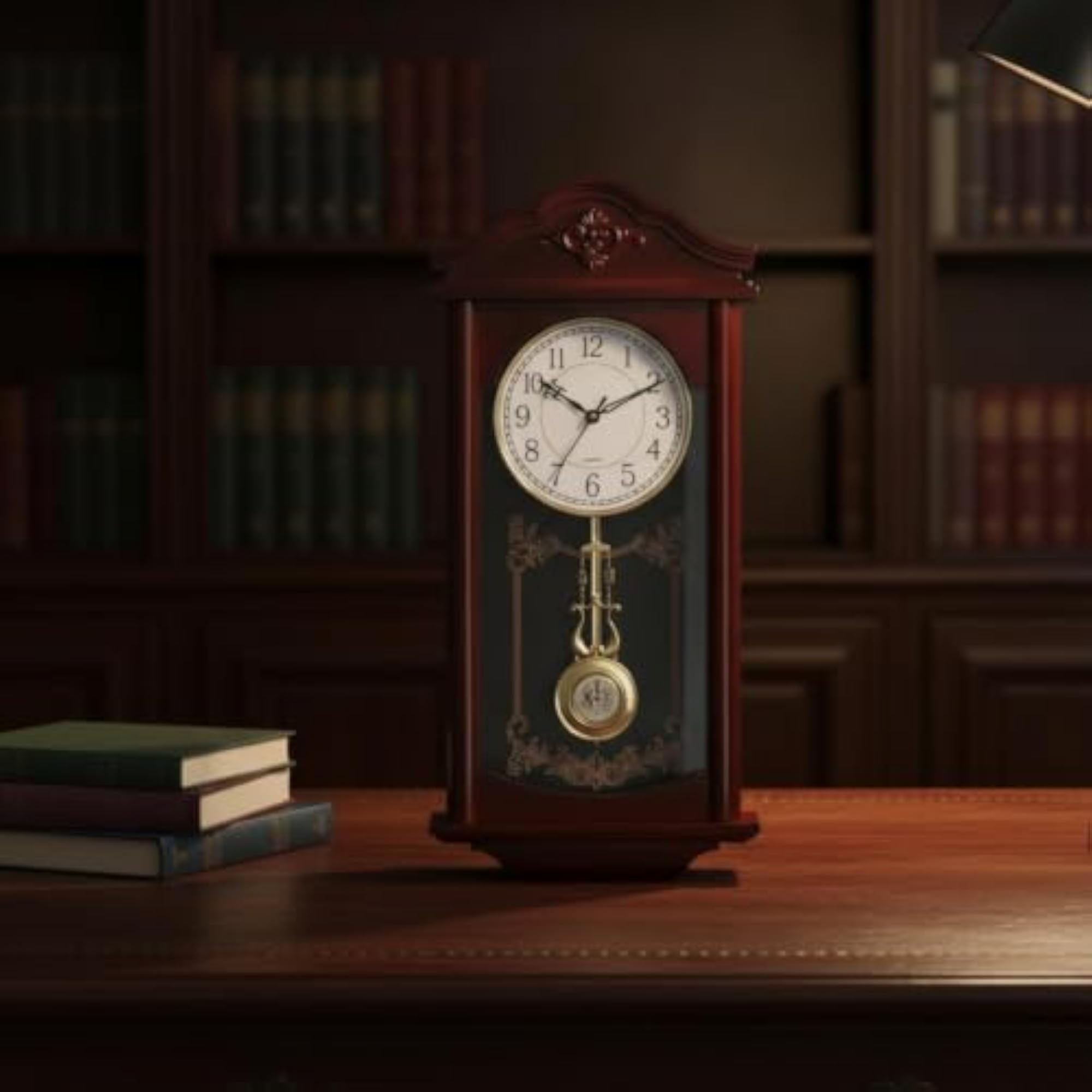 Powered Mantel Clock with Sweep Movement