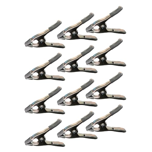 Heavy Duty A Clamps with Spring Mechanism Strong Metal Iron Construction for Woodworking Garden Greenhouse Spring Mechanism A Clamp