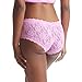 hanky panky - Signature Lace Boyshort Panties for Women: Holiday Edition | Size XS | Desert Rose, Water Lily, Tour Guide - Blue/Blue Stripe Cracker | Comfortable Lingerie, Ladies Underwear | 3 pack