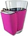 Beer Coolie for Pint Glass and Plastic Cup 3mm Collapsible Neoprene - Cigarette and lighter pouches (Pink)