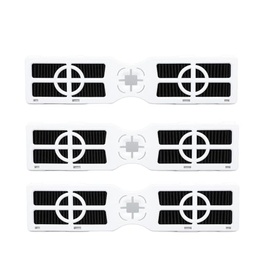Tnfeeon Paquete de 3 Filtros de Aire para Refrigerador de Fibra de Carbono Tecnología Avanzada de Carbono para un Control Eficaz de los Olores Se Adapta a los Modelos PureAir AF 2 Ligero 3,1 Onzas