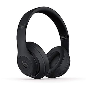 Beats Studio3 Wireless Noise Cancelling Over-Ear Headphones – Matte Black (Renewed)