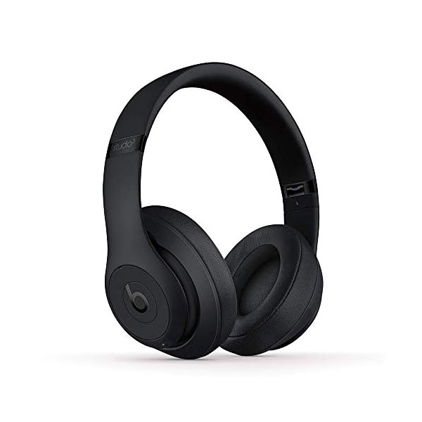 Beats Studio3 Wireless Noise Cancelling Over-Ear Headphones – Matte Black (Renewed)