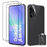 Modèle Compatible: Conçu pour Samsung Galaxy A36 5G pour une excellente protection. Veuillez vérifier attentivement le modèle de votre appareil avant d'acheter. Comprend 2 pièces de protection d'écran et 1 pièces caméra arrière protecteur, procurez une protection maximale pour votre téléphone.