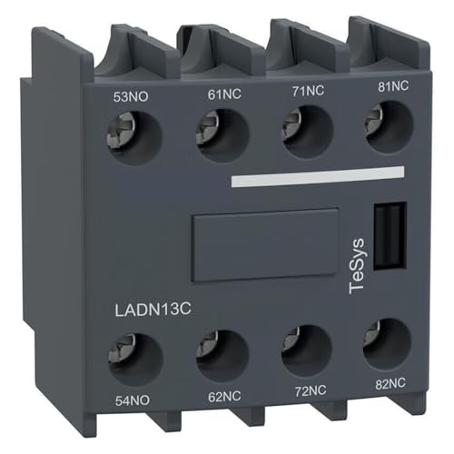 Module de contact auxiliaire 1NO 3NC LADN13C pour contacteur electrique industriel