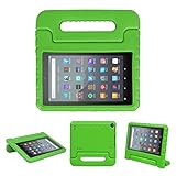 Kids Case for Fire 7 Tablet Case Fire 7 9th/7th/5th Generations Tablet (2019/2017/2015 Release) Kid-Proof & Shockproof Case Sturdy Protective Cover Soft Durable EVA,Green