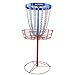 Eurodisc Disc-Golf-Korb DLC Double Layer Chain mobiler Discgolfkorb mit 24, (2 Reihen), schweren Ketten