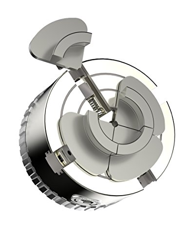 Easy Wood Tools C1000 1" X 8 Tpi Threads Wood Turning Lathe Quick Change 4 Jaw Chuck With Zoom Ring, Snap Lock Technology And Stainless Steel Chucking Screw #TOP1