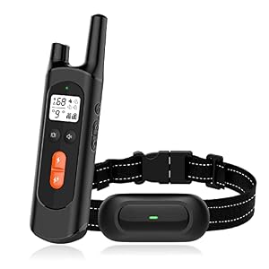 Dog Training Collar Shock Collar for Dogs with Remote range 2600Ft Waterproof Rechargeable Dog Collar with Vibration Beep Shock Modes 0 to 99 Adjustable Shock Levels Dog Training Set
