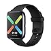 OPPO Watch Montre connectée 46 mm Noir Écran incurvé AMOLED, GPS, NFC, Bluetooth 4.2, WiFi, Wear OS by Google, Fonction de Charge Rapide VOOC
