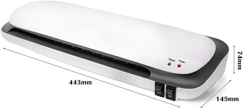 Miniatura 2 de Laminador A4, calentamiento rápido y no s máquina laminadora térmica 9.843 in/min velocidad con calentamiento rápido de 3 minutos para