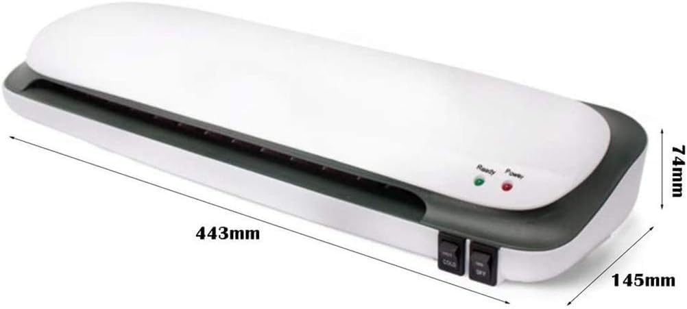 Plastificatrice A4, Riscaldamento rapido e Senza s Macchina plastificatrice Termica Velocit脿 250 mm/min con Riscaldamento rapido di 3 Minuti per