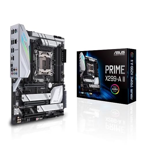 ASUS PRIME X299-A II Scheda Madre Intel ATX LGA 2066 per Processori Intel Core X-Series, con Overclocking AI, DDR4 4266 MHz, Triple M.2, USB 3.2 Gen 2 Type-C, Aura Sync RGB