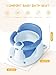 Baby Bath Seat for Babies 6 Months & Up - Bathtub Seats for Babies with 3 Baby Bath Toys, Non-Slip, Comfortable, Infant Bath Essentials-Blue