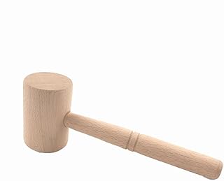Operitacx Punching Hammer Wooden Hammer Wood Tools Hardwood Crab Hammer Leather Tools Diy Tools Maintenance Tools for Kids Mini Toys Wood Carving Mallet Leather Carving Manual