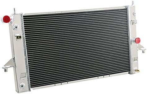ECMRAD Racing Aluminum Radiator Replacement for 1994-2002 Saturn SC1 SC2 SL SL1 SL2 SW1 SW2 L4 1.9L 1999 2001 1998 1997, Silver