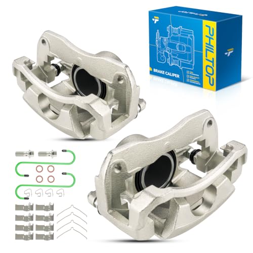 Image of PHILTOP Brake Caliper Front Compatible with 2007-2017 Toyota Camry